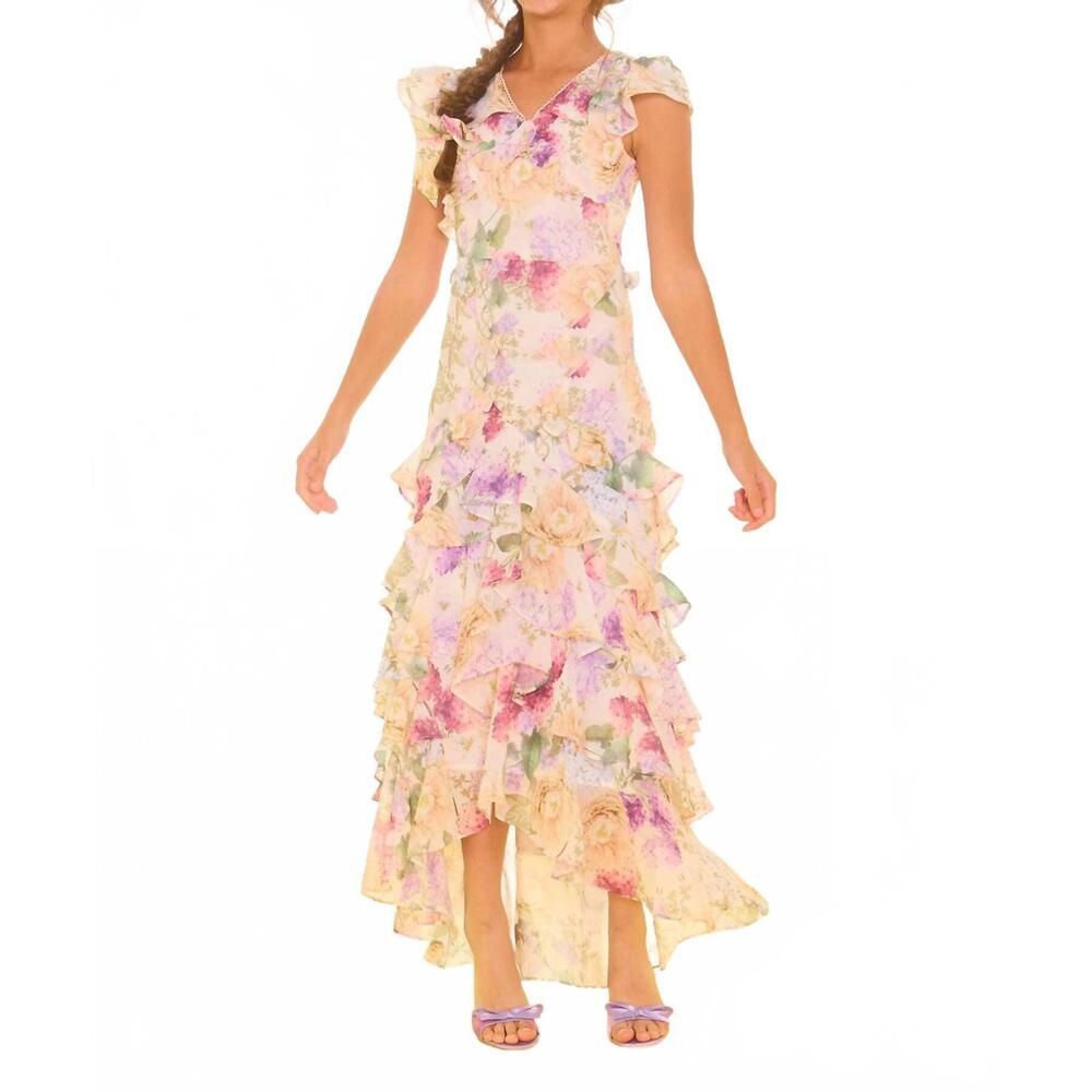 NEW MARLO seraphina maxi dress in multi